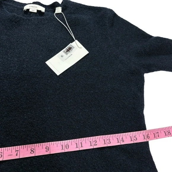 Vince $345 soft boucle silk cashmere long sleeve crewneck sweater‎ M - Picture 7 of 12